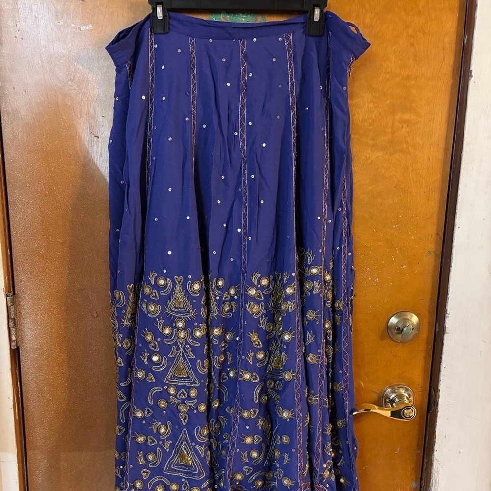 Soft surroundings, Max’s skirt. Large.  Purple blue